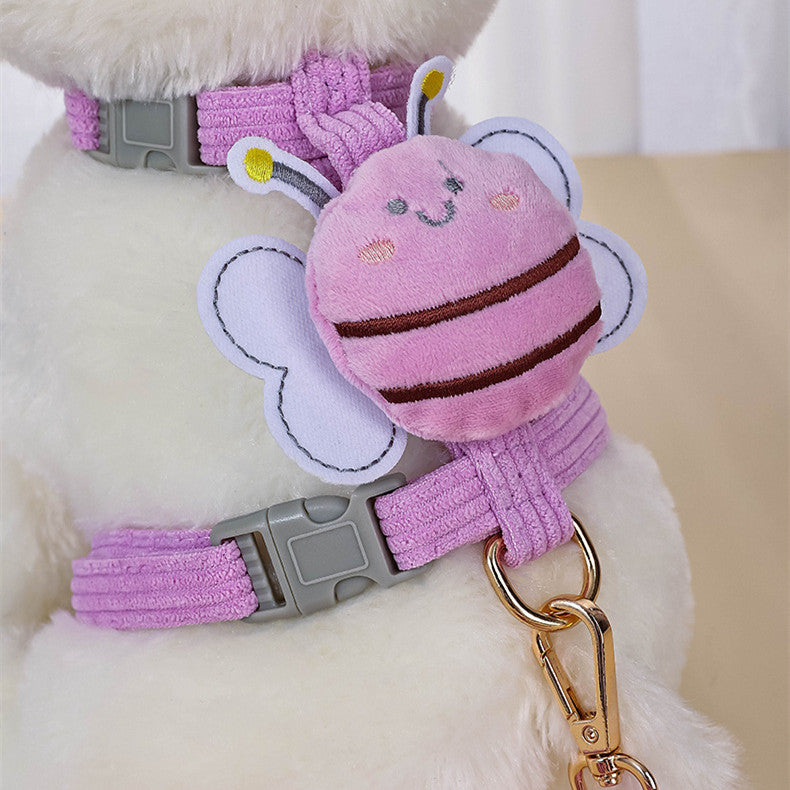 Vest-Style Dog Harness & Traction Rope